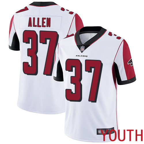 Atlanta Falcons Limited White Youth Ricardo Allen Road Jersey NFL Football #37 Vapor Untouchable->youth nfl jersey->Youth Jersey